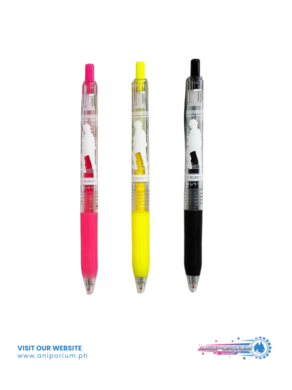 BORUTO NARUTO NEXT GENERATIONS SARASA Clip 0.5mm 3 Color Set Uzumaki Boruto