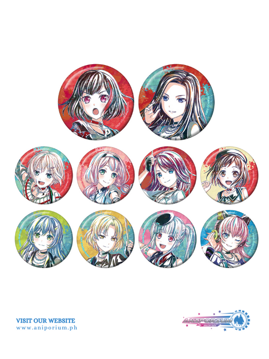 "BanG Dream! Girls Band Party!" Trading Ani-Art Vol. 5 Can Badge Ver. B