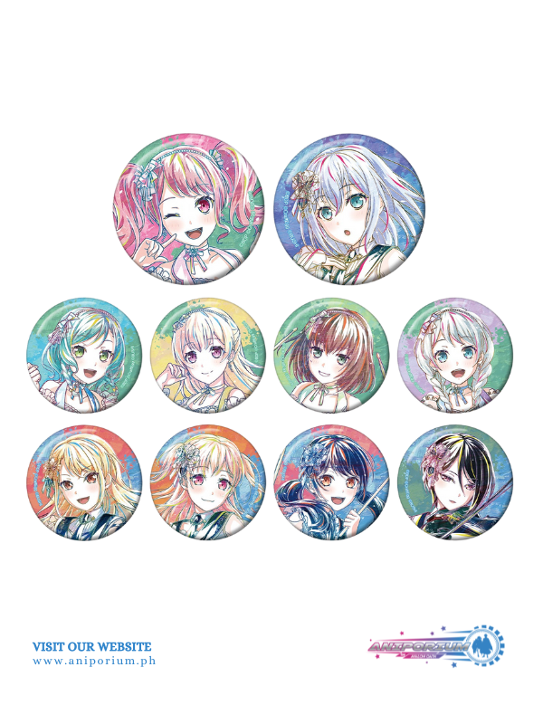 "BanG Dream! Girls Band Party!" Trading Ani-Art Vol. 5 Can Badge Ver. C
