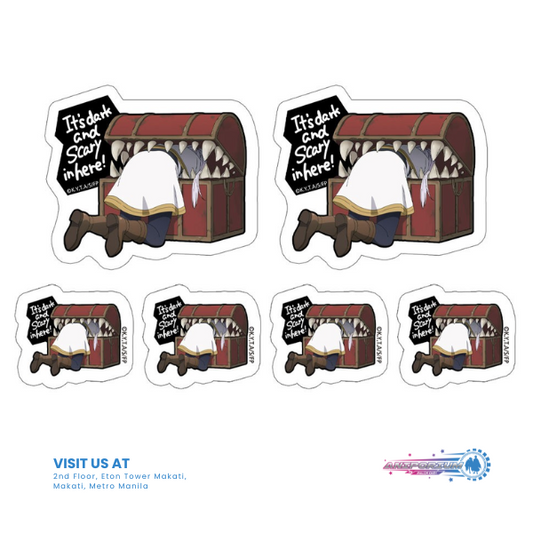 "Frieren: Beyond Journey's End" Frieren Getting Eaten by Mimic Mini Sticker Set