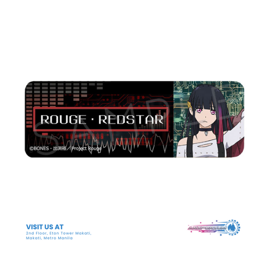 "Metallic Rouge" Leather Badge (Long)