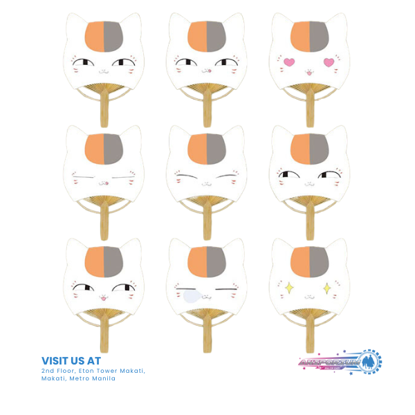 "Natsume Yujincho" Mini Bamboo Uchiwa Collection