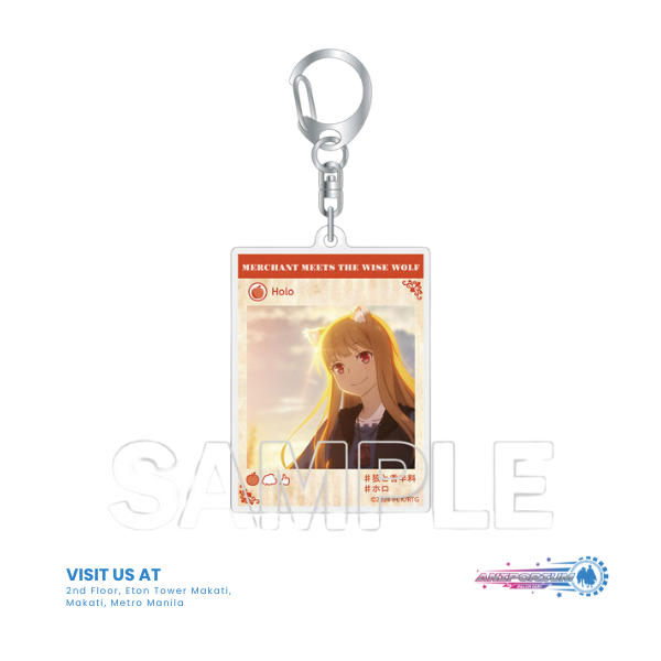 "Spice and Wolf: merchant meets the wise wolf" SNS Style Acrylic Key Chain Lawrence