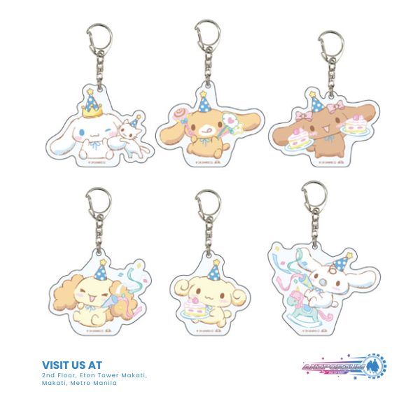 Acrylic Key Chain Cinnamoroll 03 Official Illustration