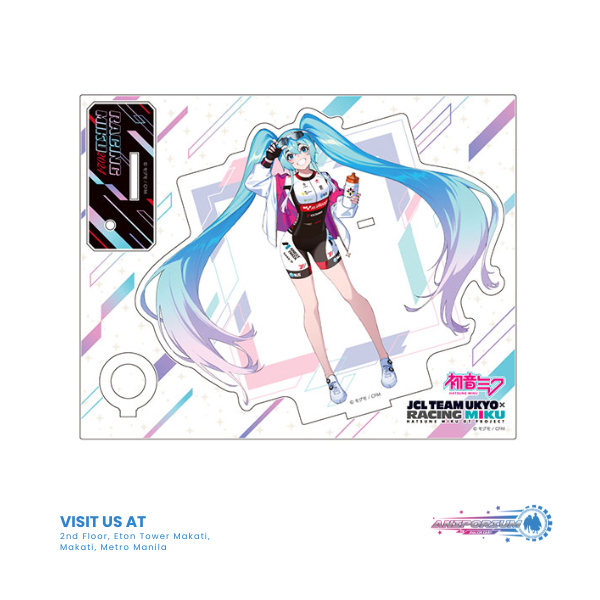 Racing Miku 2024 JCL TEAM UKYO Cheering Ver. Acrylic Pen Stand