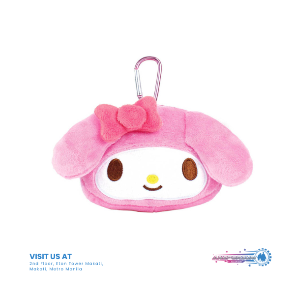 Sanrio Characters Plush Fastener Mascot with Carabiner
