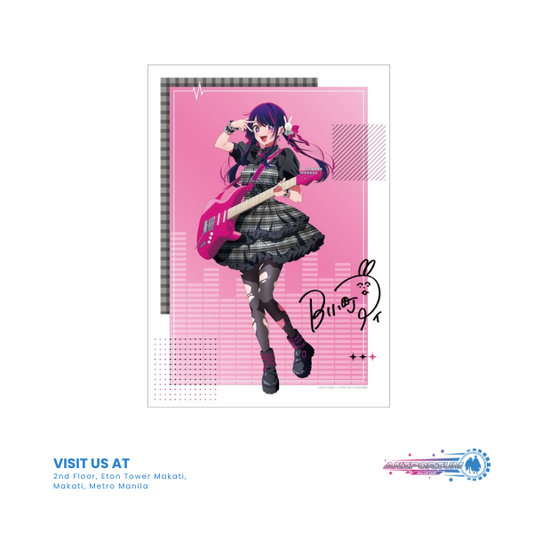 "Oshi no Ko" Original Illustration Ruby Rock Band Ver. A3 Matted Poster