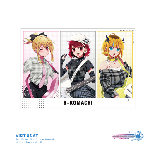 "Oshi no Ko" Original Illustration Ruby & Arima Kana & MEM-cho Rock Band Ver. A3 Matted Poster
