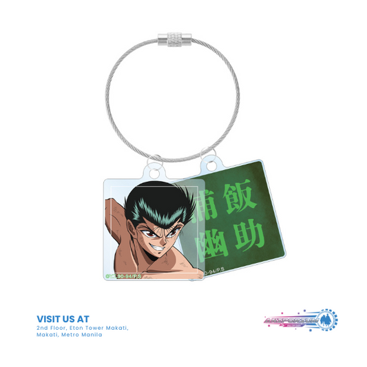 "YuYu Hakusho" Original Illustration Kurama Makai Arc Battle Ver. Twin Wire Acrylic Key Chain