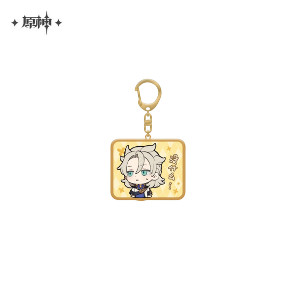 Genshin Impact Emoji Acrylic Pendant