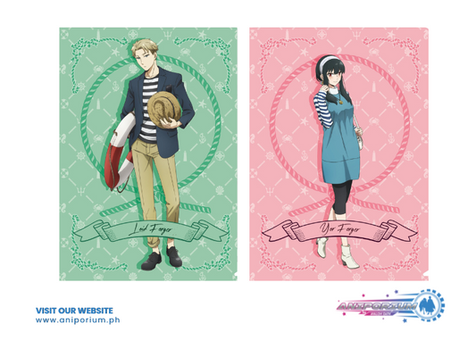"SPY x FAMILY" Clear File Folders - Mr. and Mrs. Forgers