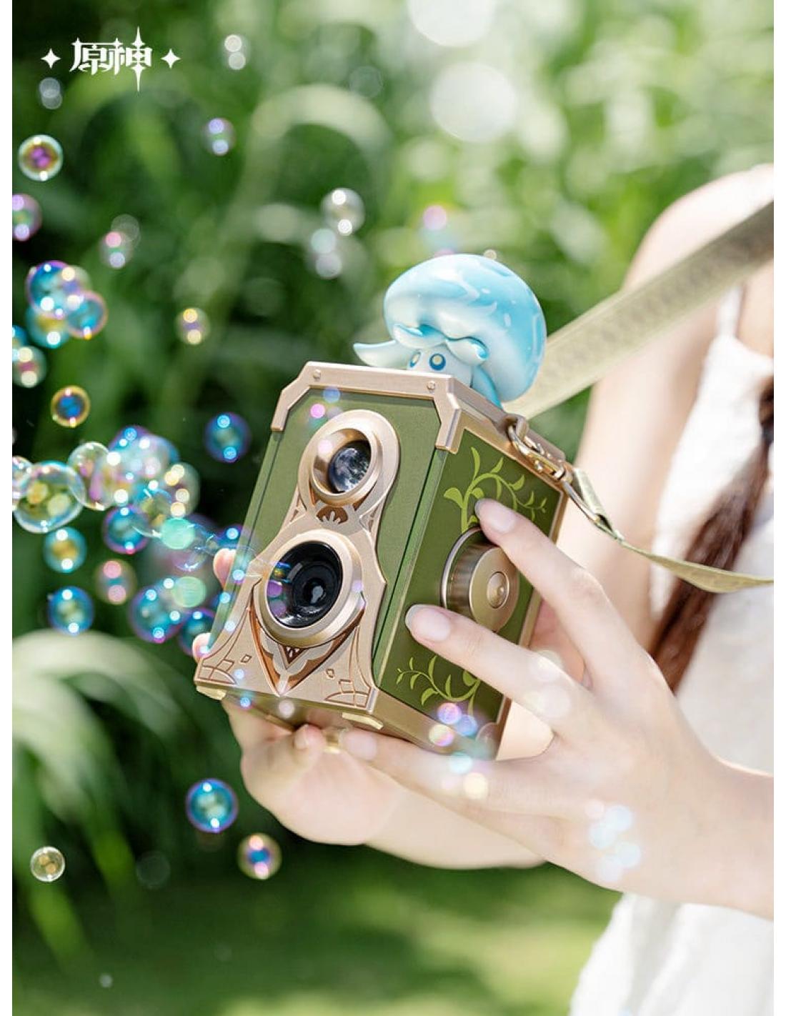 Genshin Impact Floating Hydro Fungus Camera-shaped Soap Bubble Maker(Released)