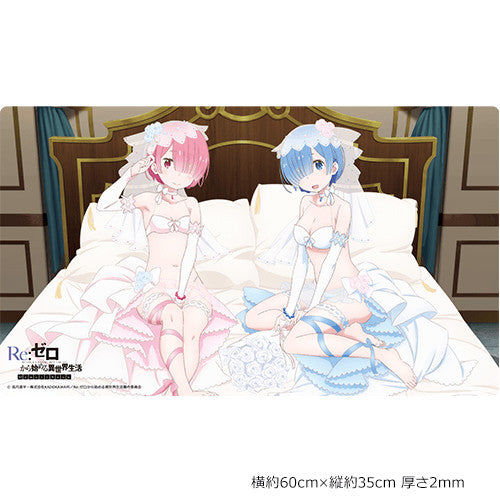 "Re:Zero kara Hajimeru Isekai Seikatsu" Rubber Mat Ram & Rem / Wedding