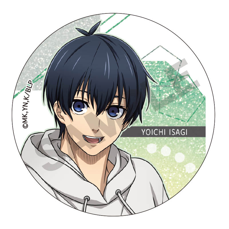 Blue Lock" Trading Glitter Can Badge Hoodie