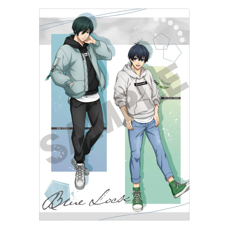 Blue Lock" Single Clear File Folders Hoodies ver.