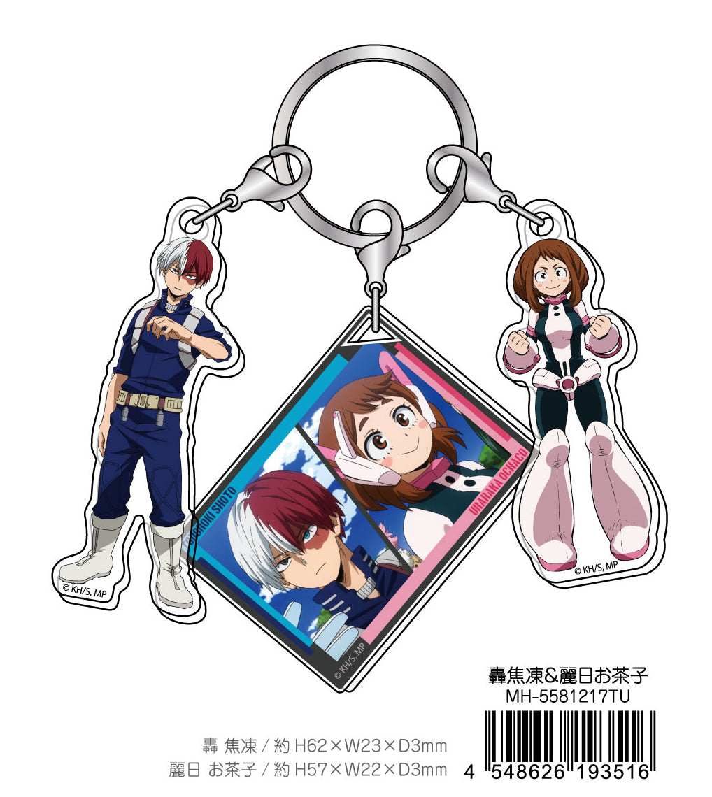 "My Hero Academia" 3 Charm Key Chains