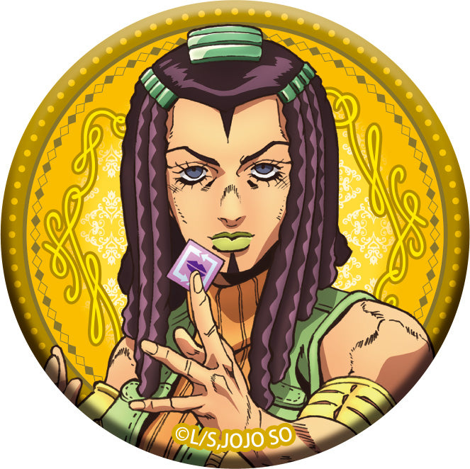 "JoJo's Bizarre Adventure: Stone Ocean" Original Illustration Can Badge Collection AT