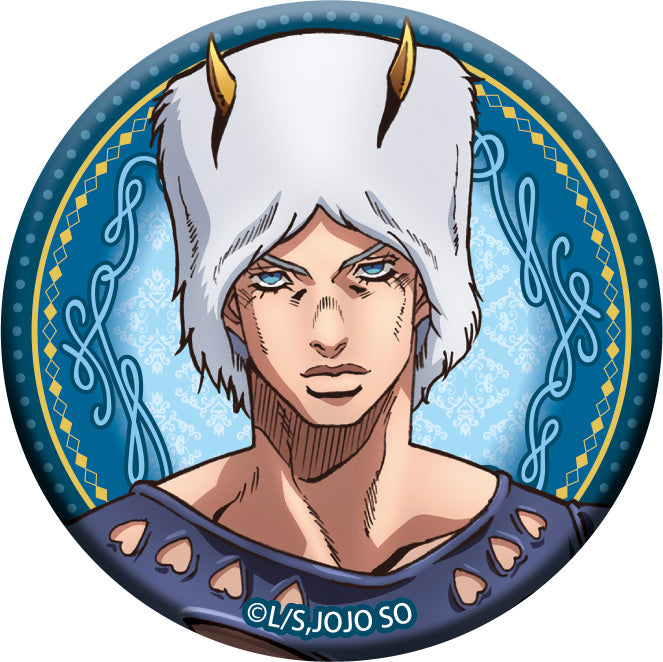 "JoJo's Bizarre Adventure: Stone Ocean" Original Illustration Can Badge Collection AT