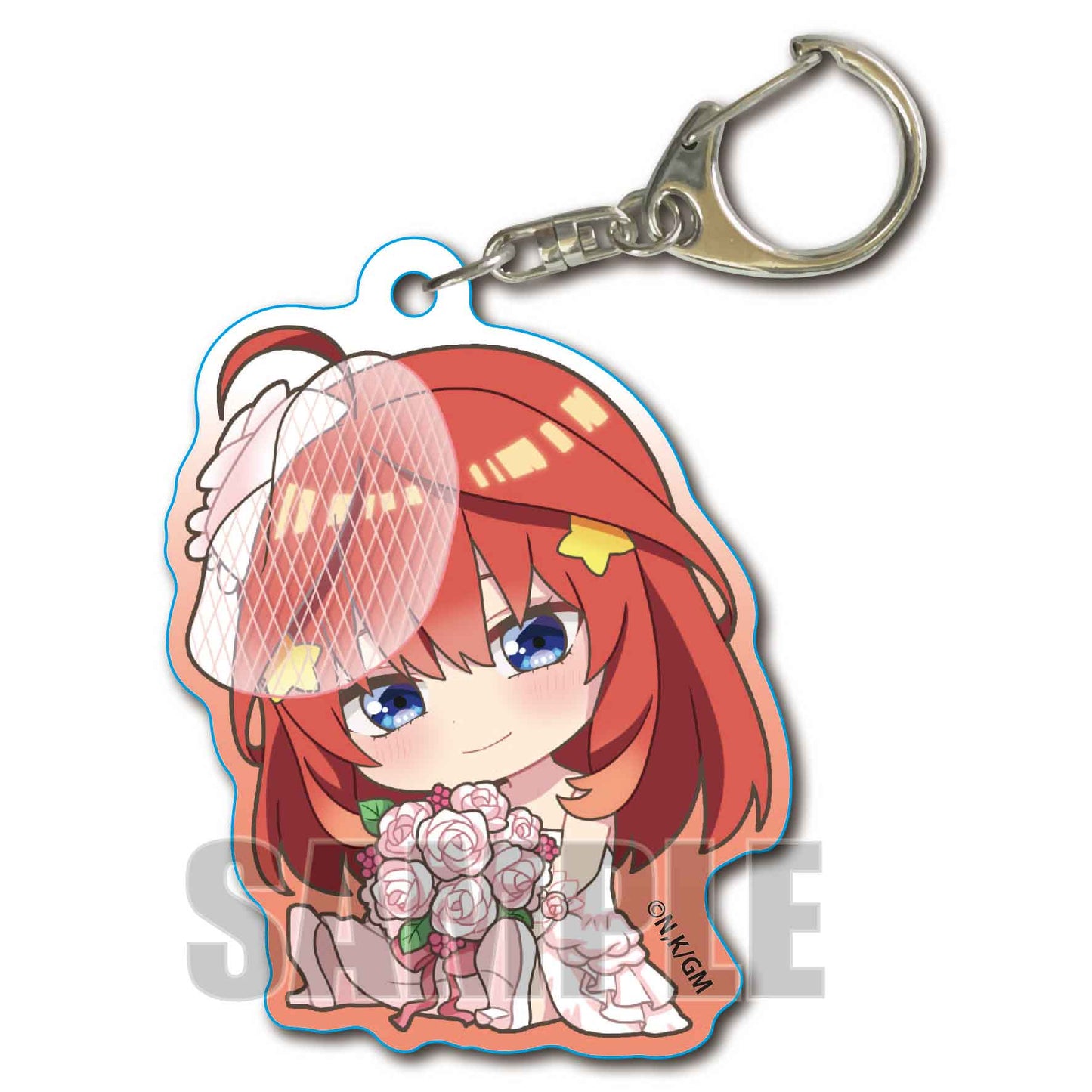 "The Quintessential Quintuplets Movie" GyuGyutto Acrylic Key Chain
