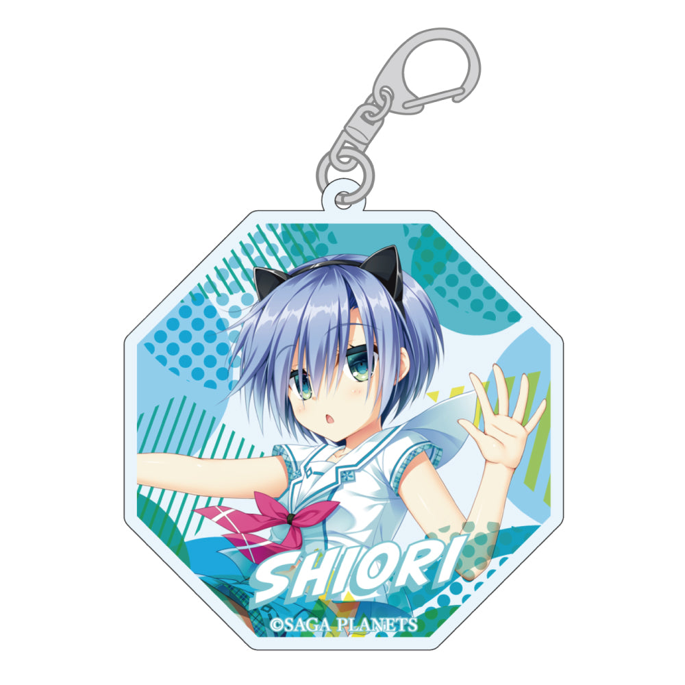 Kakenuke Seishun Sparking!" Acrylic Key Chain Hiiragi Shiori