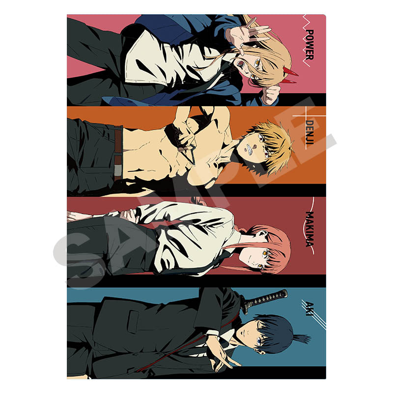 Chainsaw Man" Single Clear File Folder Group ver.