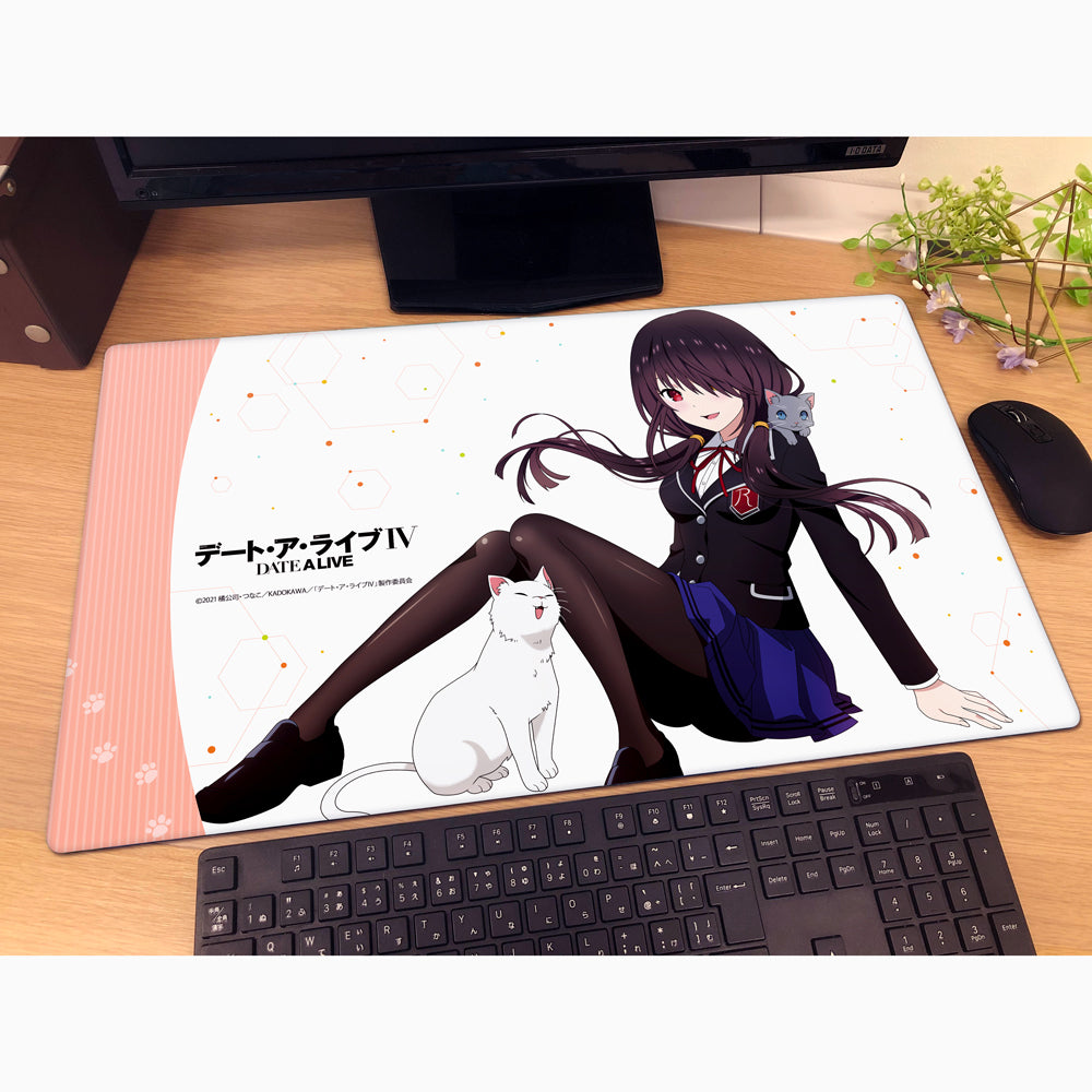 Date A Live IV" Rubber Mat Tokisaki Kurumi / Cat