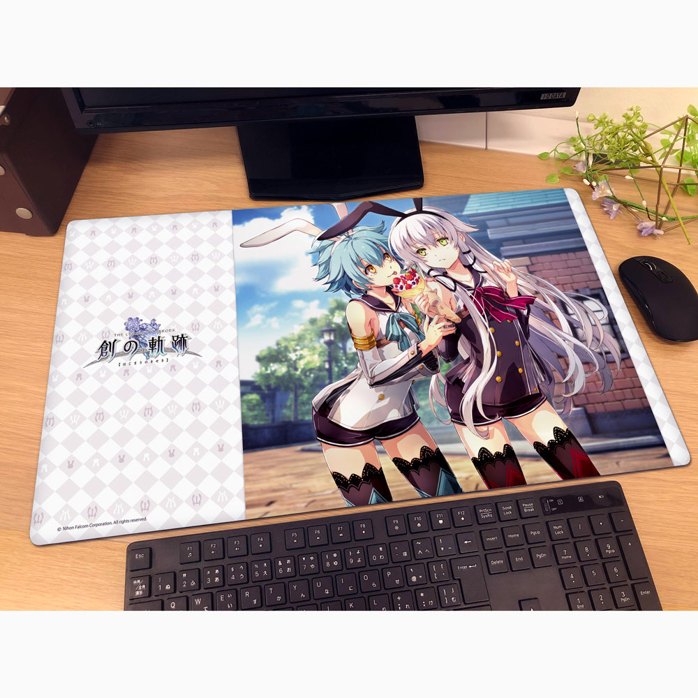 "The Legend of Heroes: Hajimari no Kiseki" Rubber Mat RABBITS-SISTERS