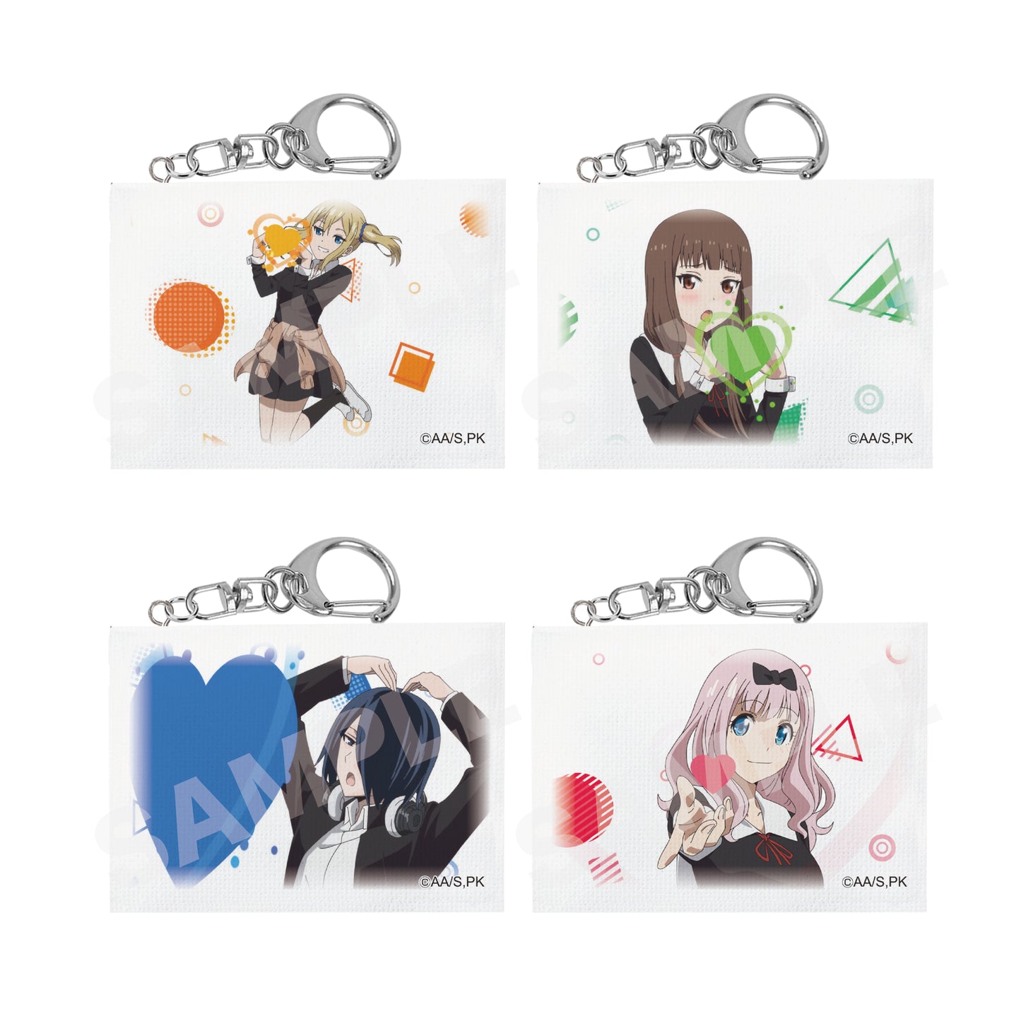 Kaguya-sama: Love is War -Ultra Romantic-" Miniature Canvas Key Chain 01 Vol. 1