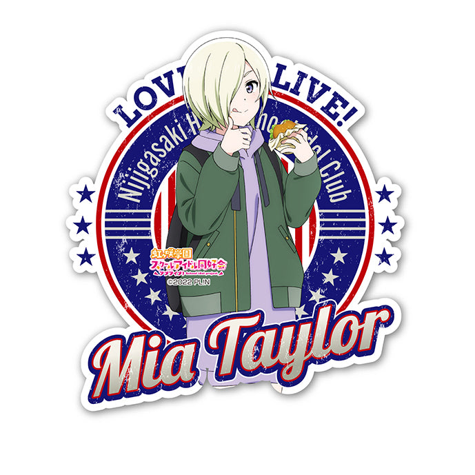 Love Live! Nijigasaki Academy School Idol Club" Travel Sticker Autumn & Winter Odekake