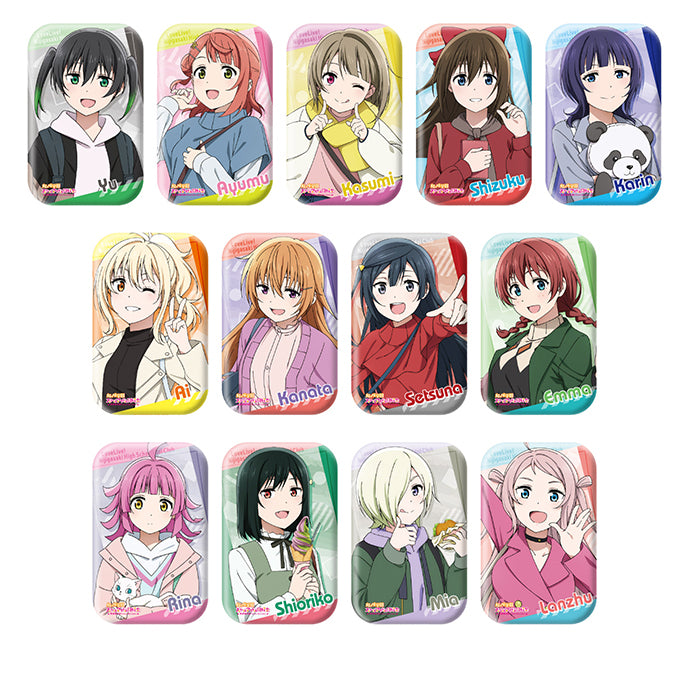Love Live! Nijigasaki Academy School Idol Club" Marukaku Can Badge 3