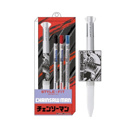 Chainsaw Man" Style Fit Ballpoint Pen (3 Color Holder)