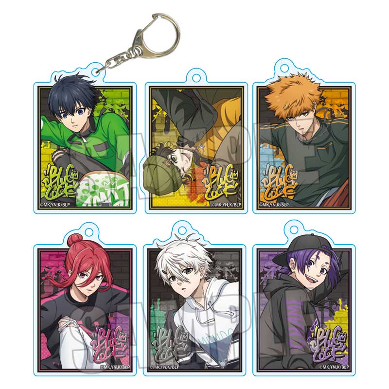 Trading Acrylic Key Chain "Blue Lock" Skater Ver.