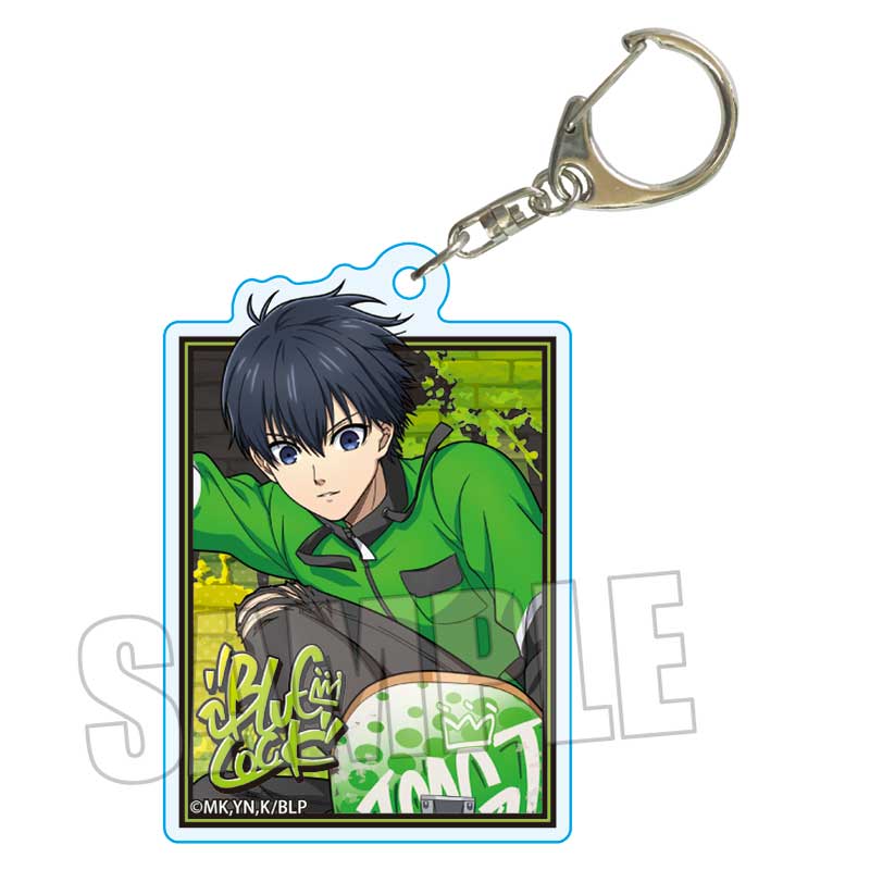 Trading Acrylic Key Chain "Blue Lock" Skater Ver.