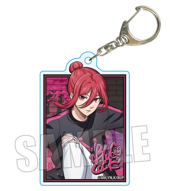Trading Acrylic Key Chain "Blue Lock" Skater Ver.