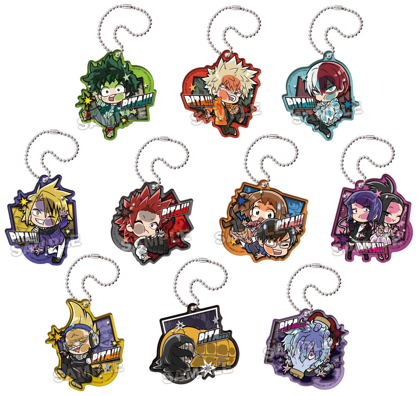 Pita! Defome "My Hero Academia" Casual Outfit Acrylic Key Chain