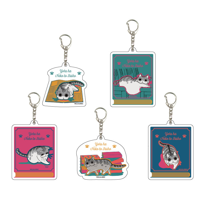 Acrylic Key Chain "Yoru ha Neko to Issho" 01