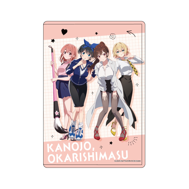 Chara Clear Case "Rent-A-Girlfriend" 09 Group Design Teacher Ver. (Original Illustration)