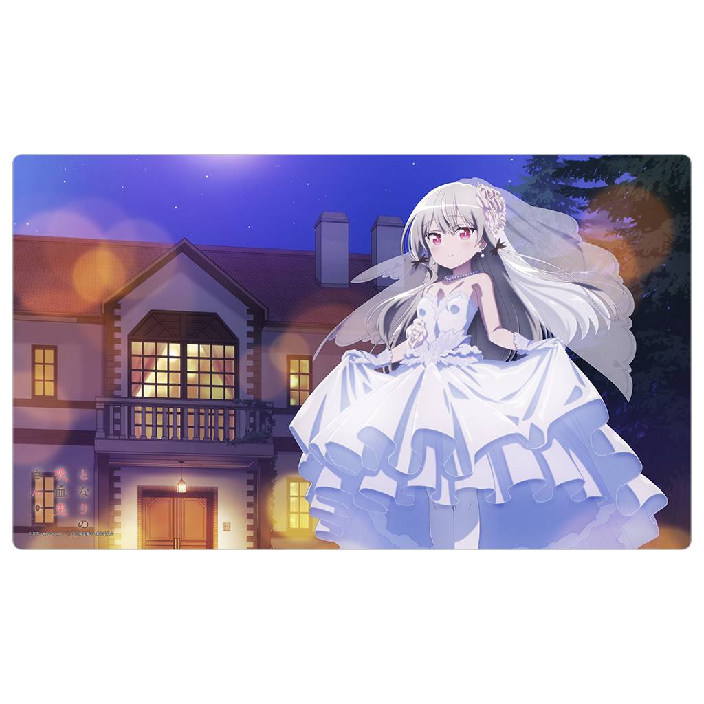 "Ms. Vampire who lives in my neighborhood" Original Illustration Rubber Mat Sophie / Wedding
