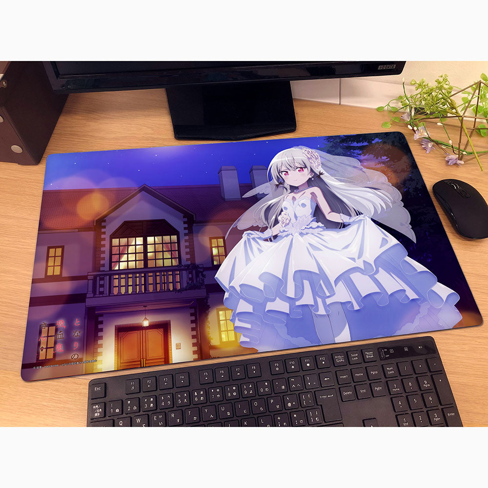 "Ms. Vampire who lives in my neighborhood" Original Illustration Rubber Mat Sophie / Wedding