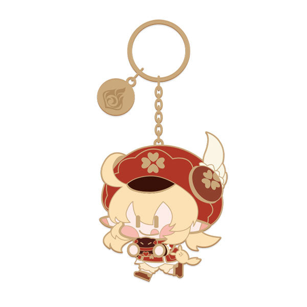 Genshin Impact Metal Chibi Keychain