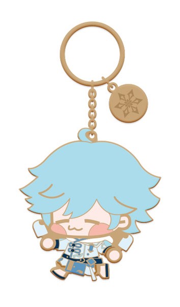 Genshin Impact Metal Chibi Keychain