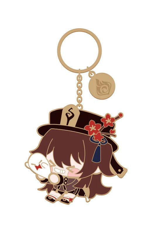 Genshin Impact Metal Chibi Keychain