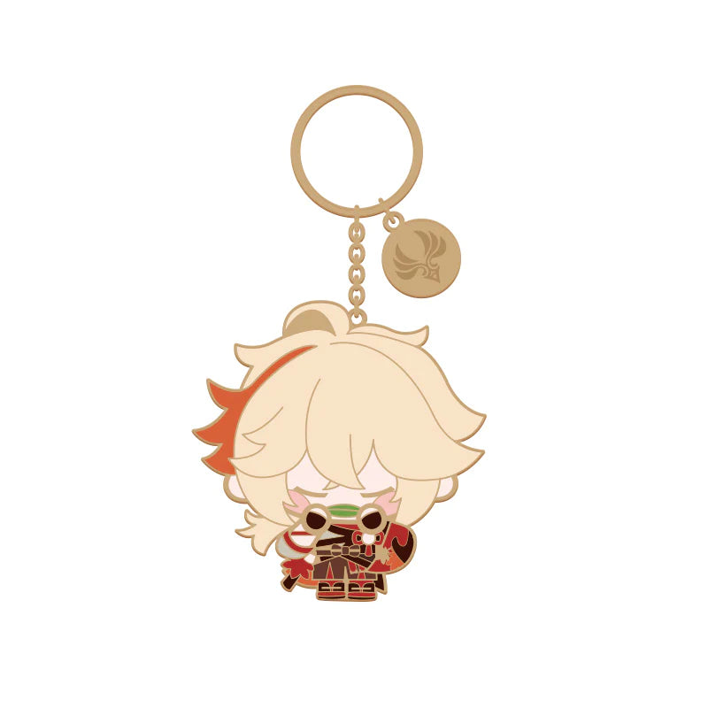 Genshin Impact Metal Chibi Keychain