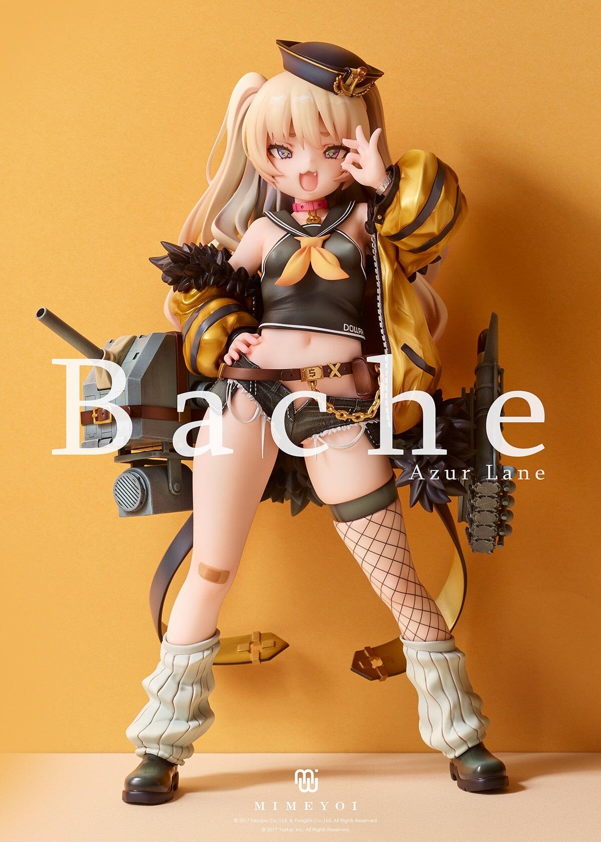 Azur Lane" Bache -Fletcher-class destroyer Bache, Hull Number DD-470- Scale Figure MIMEYOI