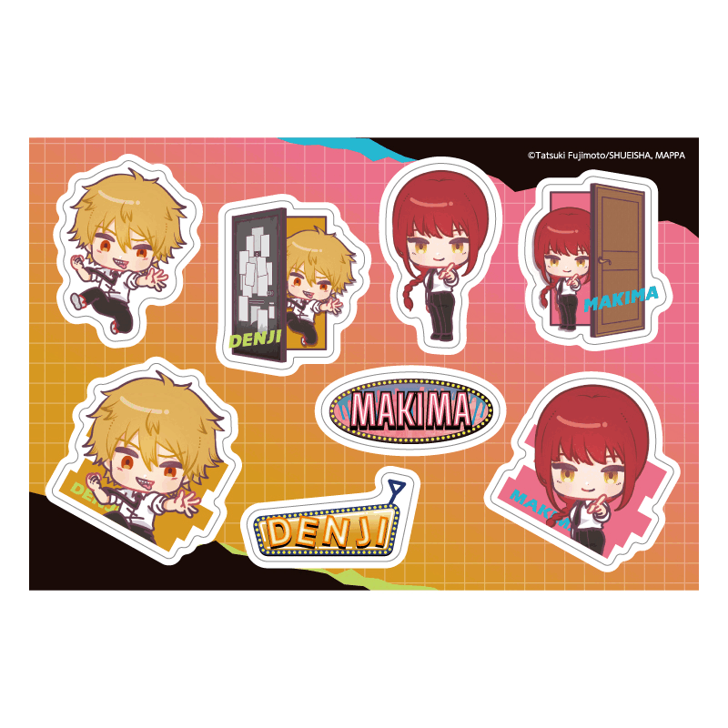 Chainsaw Man" Multi Sticker