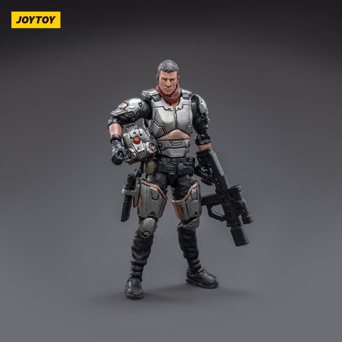 JOYTOY STEEL BONE 09 FIGHTING MECHA (SILVER GUARDIAN) 1/25 Scale Figure Scale Figure JOYTOY