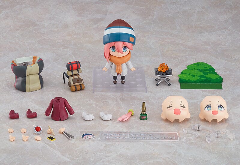 Nendoroid "Yurucamp" Kagamihara Nadeshiko Solo Camp Ver. DX Edition Scale Figure Max Factory