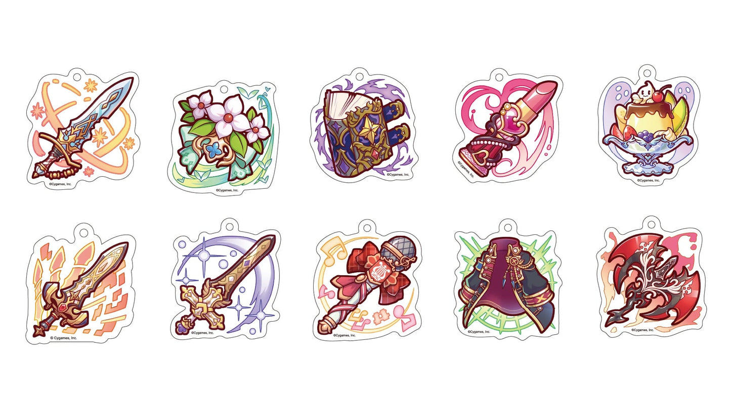 "Princess Connect! Re:Dive" Weapon Strap Collection Vol. 1 Collectibles REVOLVE