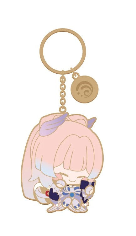 Genshin Impact Metal Chibi Keychain