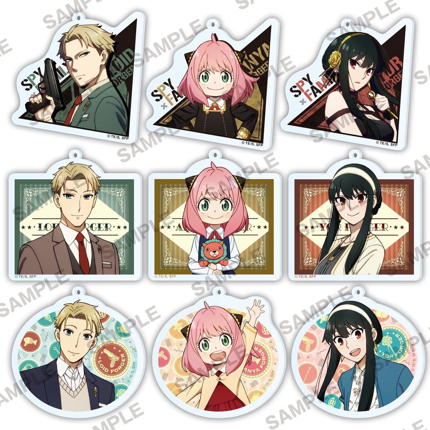 "SPY x FAMILY" Acrylic Strap Variety Anime Goods KADOKAWA